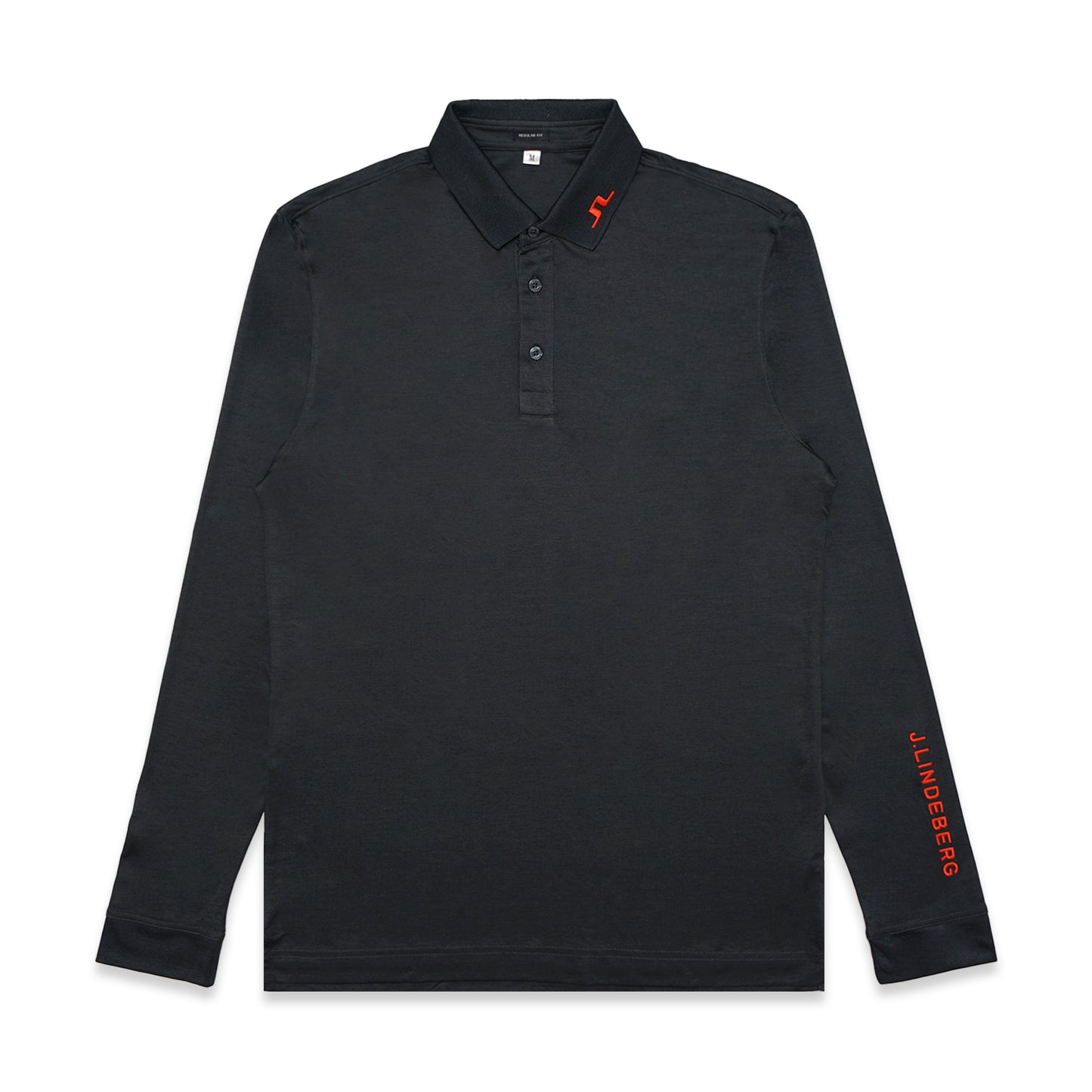 J.Lindeberg Golf Tour Tech Long Sleeve Polo Shirt