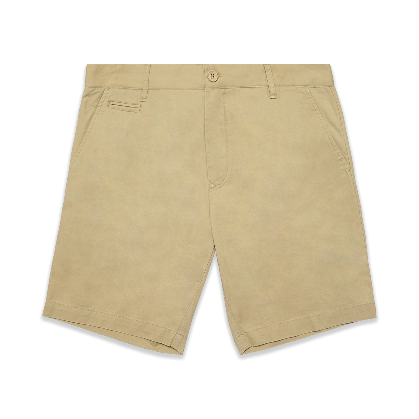 BRBRY Leather Patch Cotton Shorts