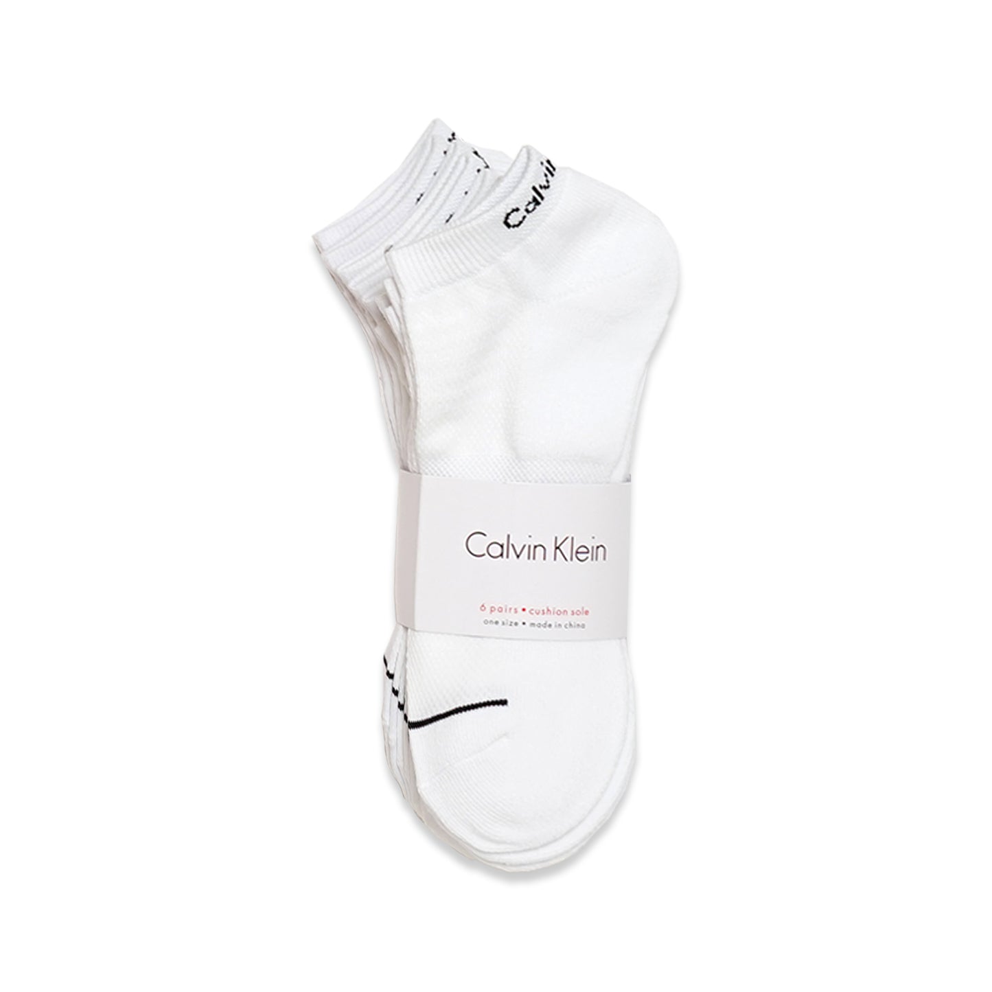 CK Cushion No Show Socks 6-Pair Pack