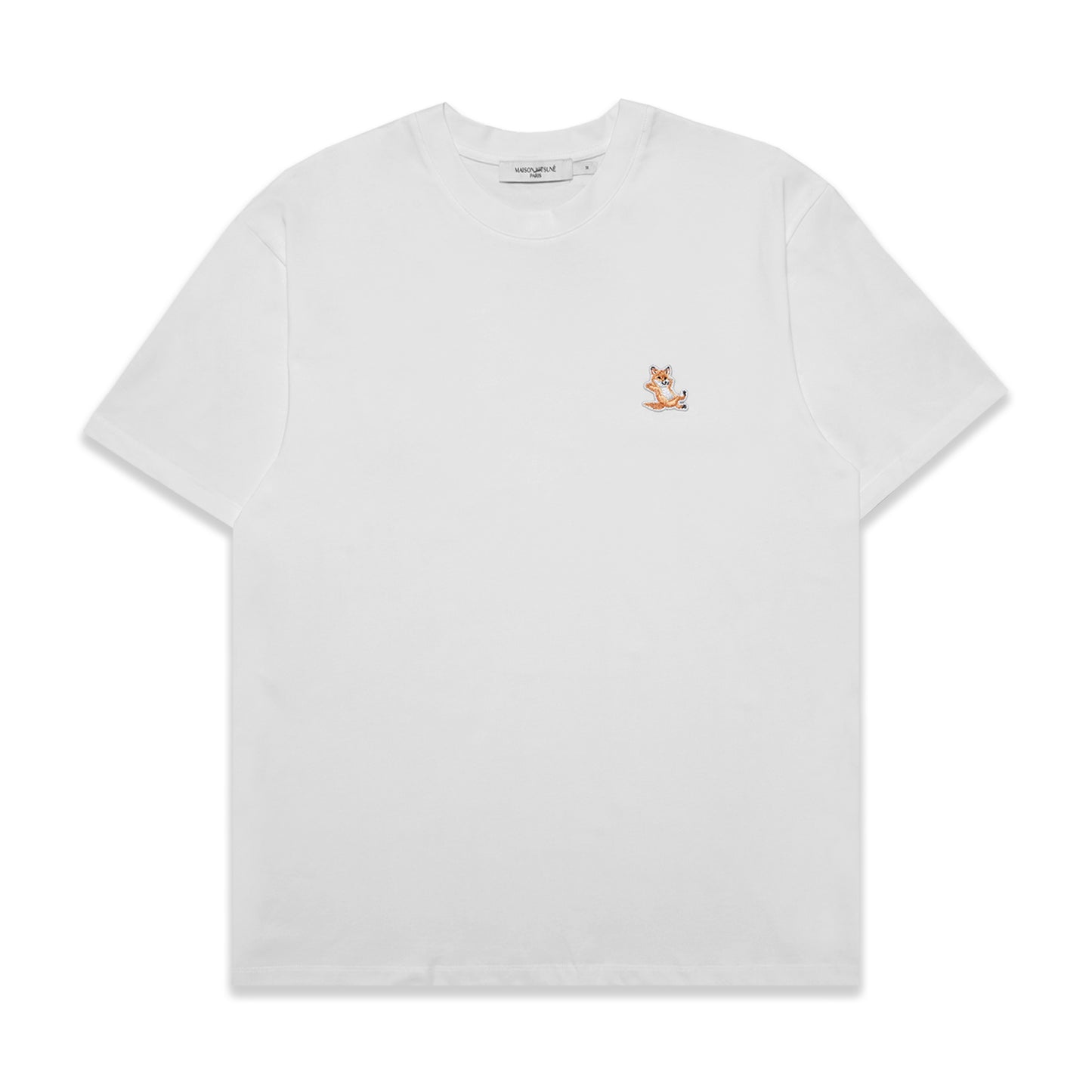 MKS Regular Fit Chillax Fox Patch T-Shirt