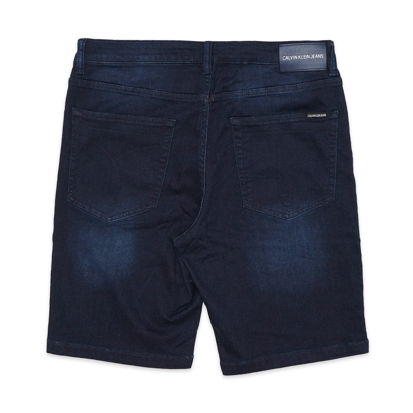 CK Stretch Washed Denim Shorts
