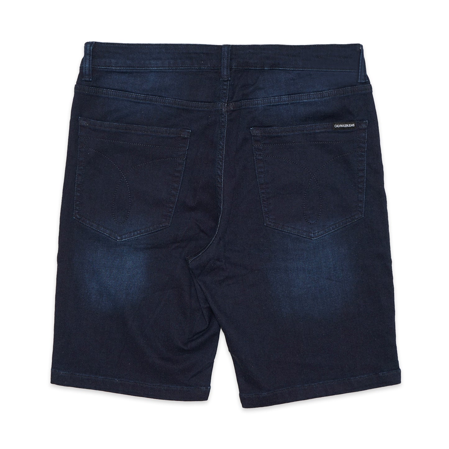 CK Stretch Washed Denim Shorts