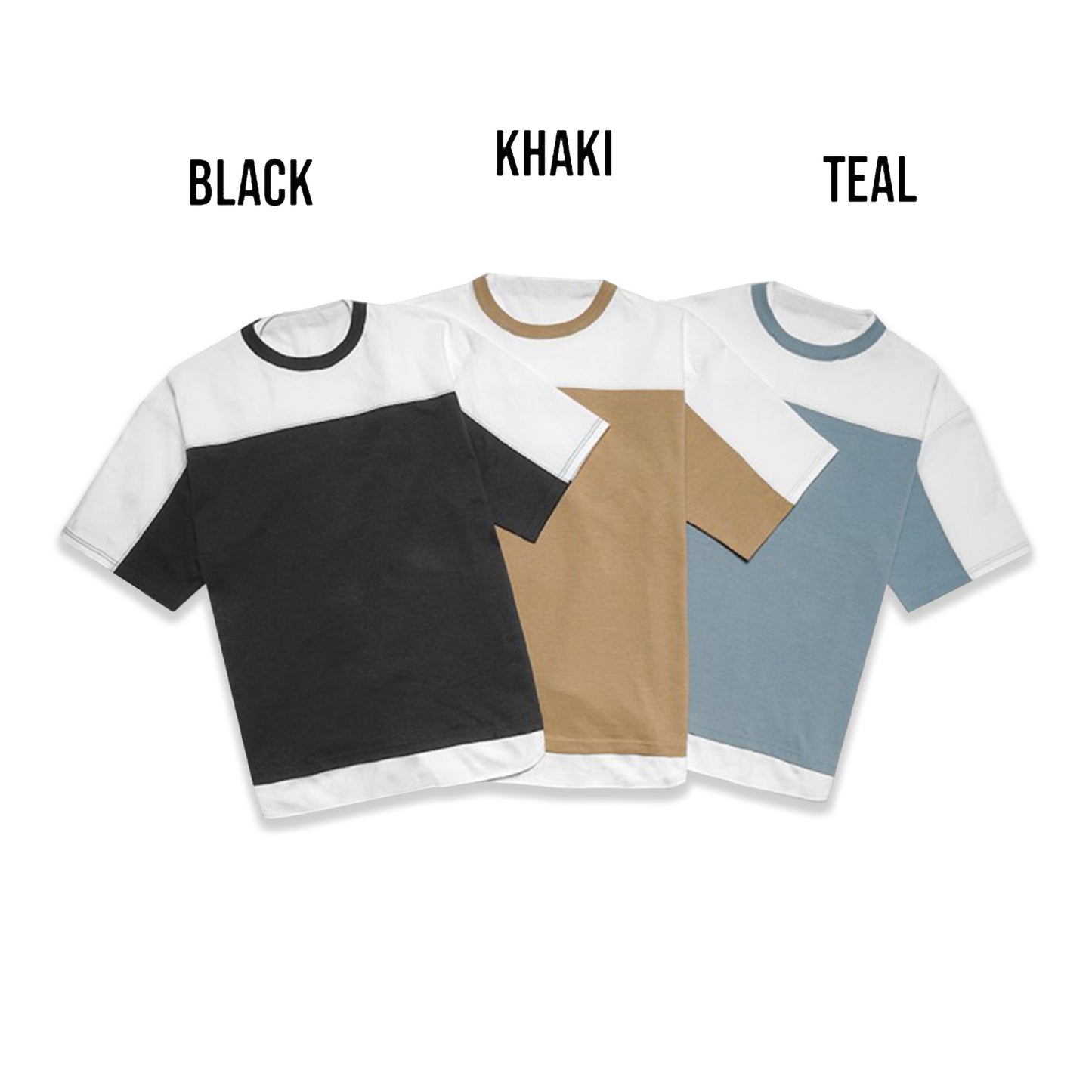 Beams Color-Block Oversize T-Shirt