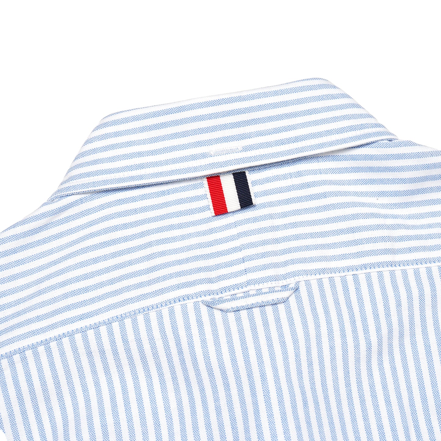 TBN Oxford Grosgrain Armband Striped Short Sleeve Shirt