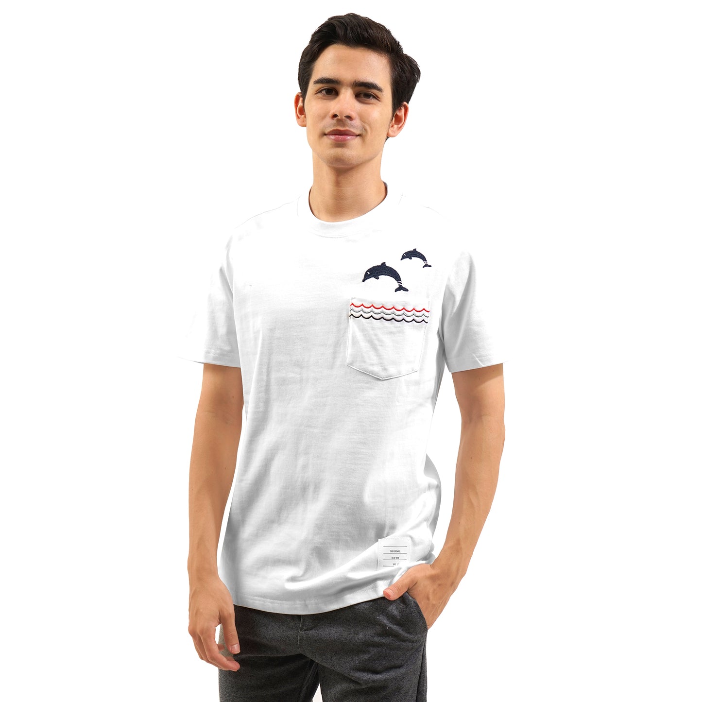 TBN Jumping Dolphins Pocket T-Shirt