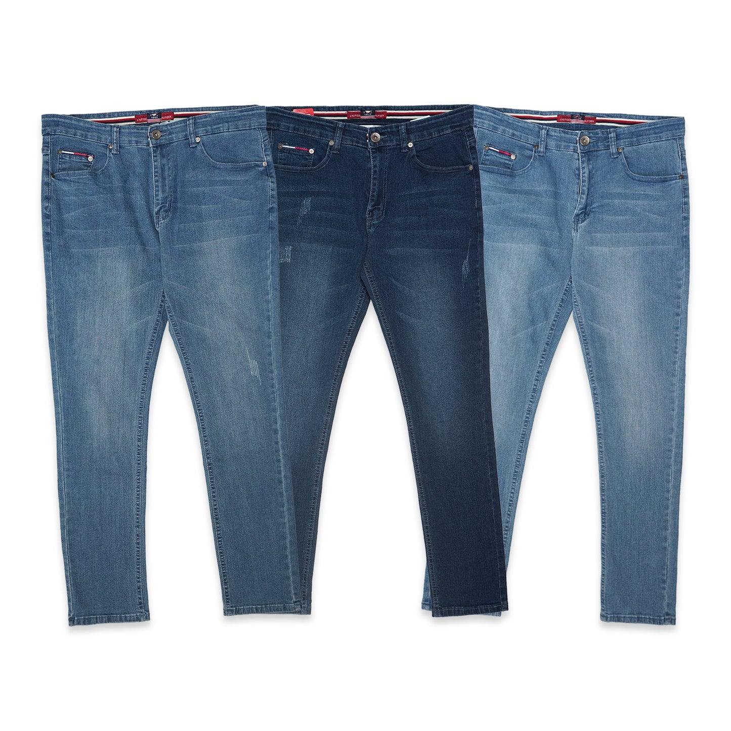 THFR Reebel Distressed Slim Fit Denim Jeans