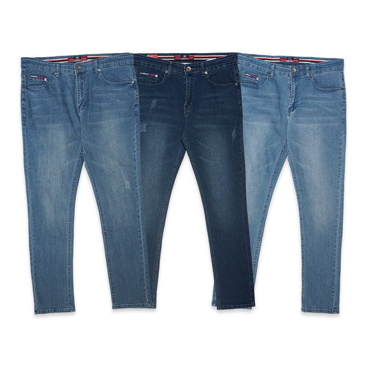 THFR Reebel Distressed Slim Fit Denim Jeans