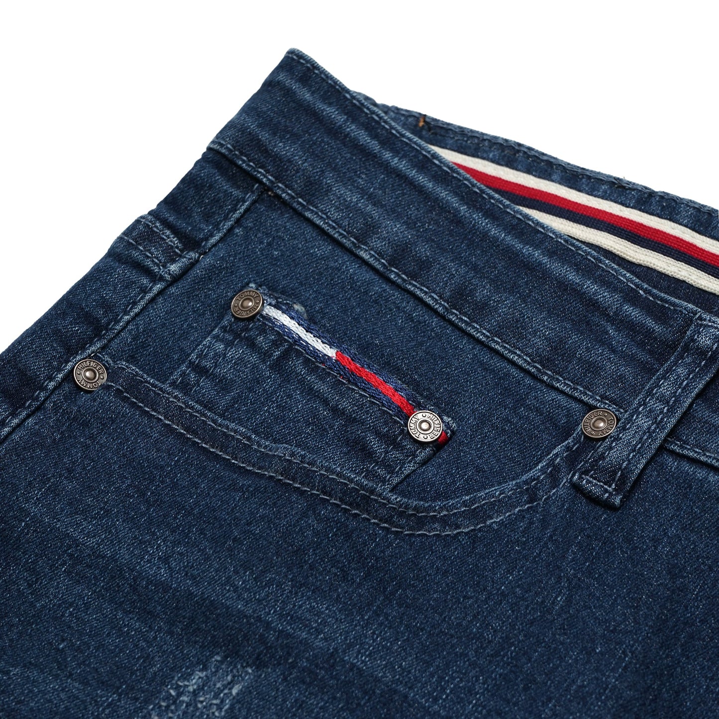 THFR Reebel Distressed Slim Fit Denim Jeans