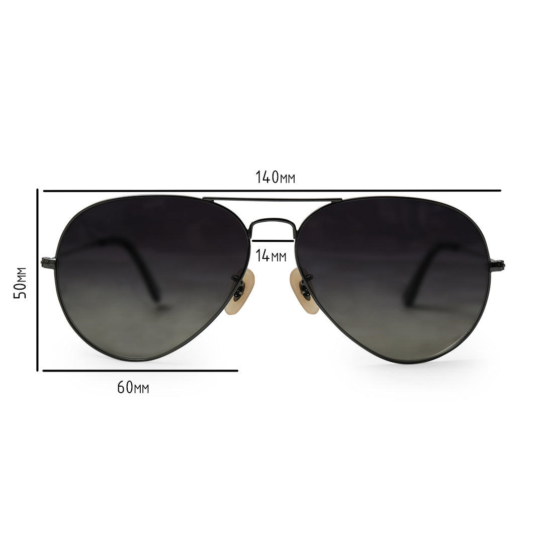 FOLX Classic Aviator Sunglasses
