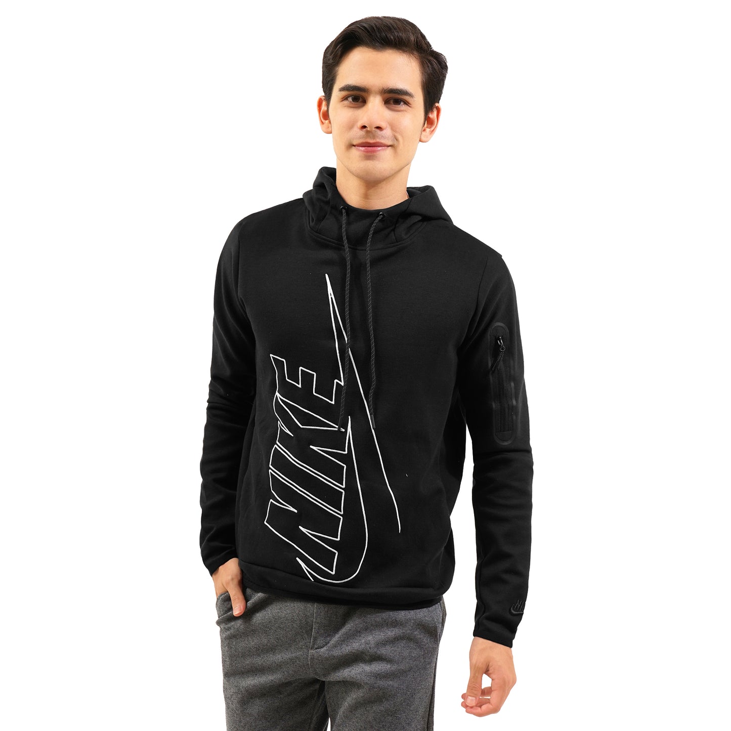NKE Tech Pullover Graphic Hoodie