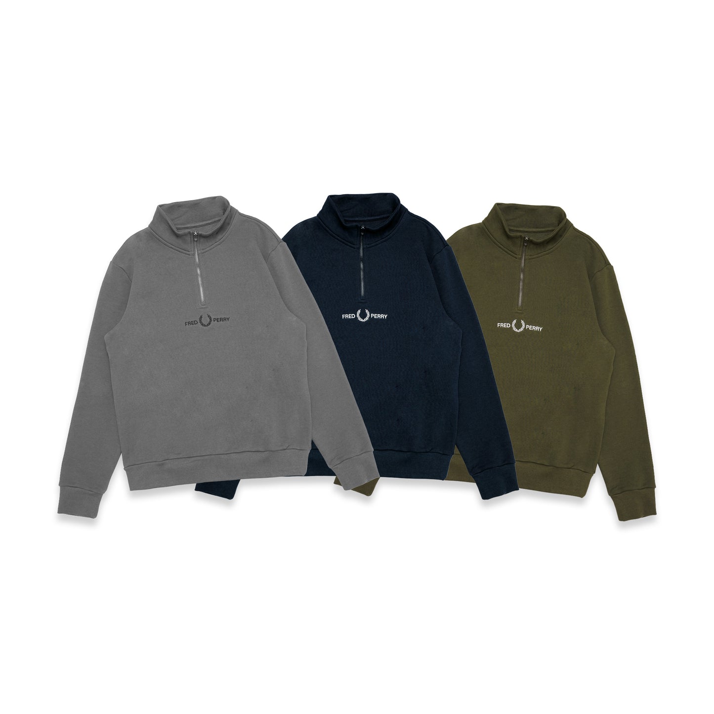FPR Embroidered Half Zip Sweatshirt
