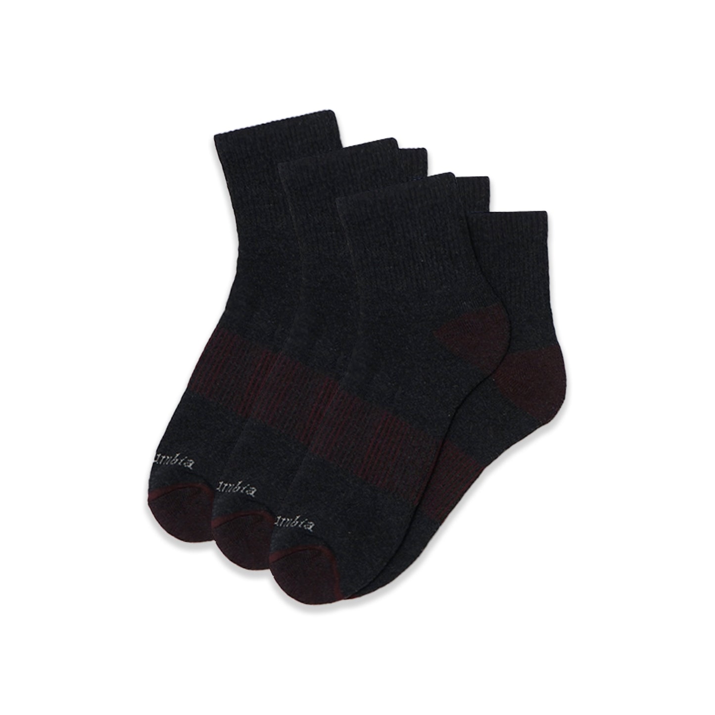 CLM Wool Blend Quarter Socks 3-Pair Pack