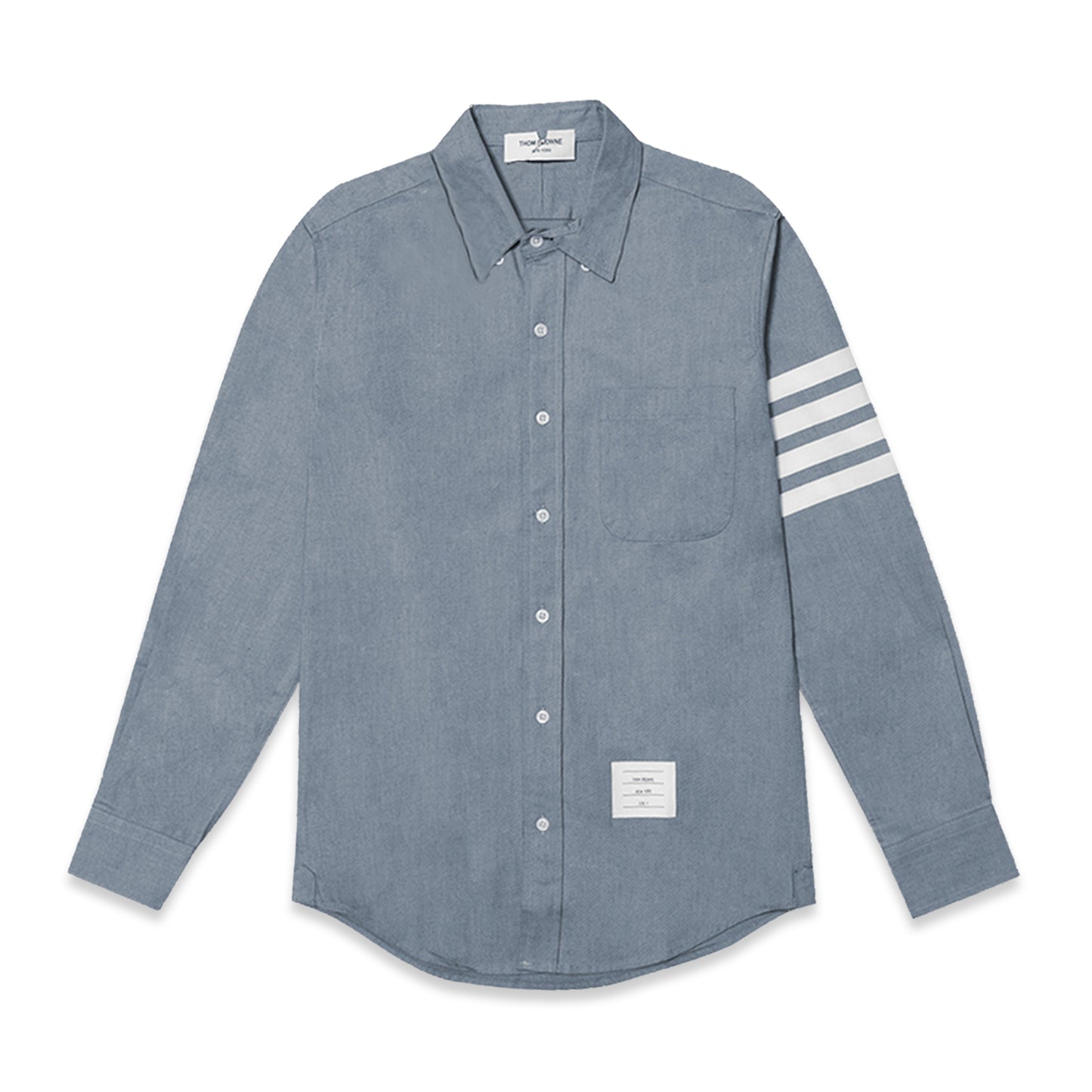 TBN Oxford Bar Stripes Long Sleeve Shirt