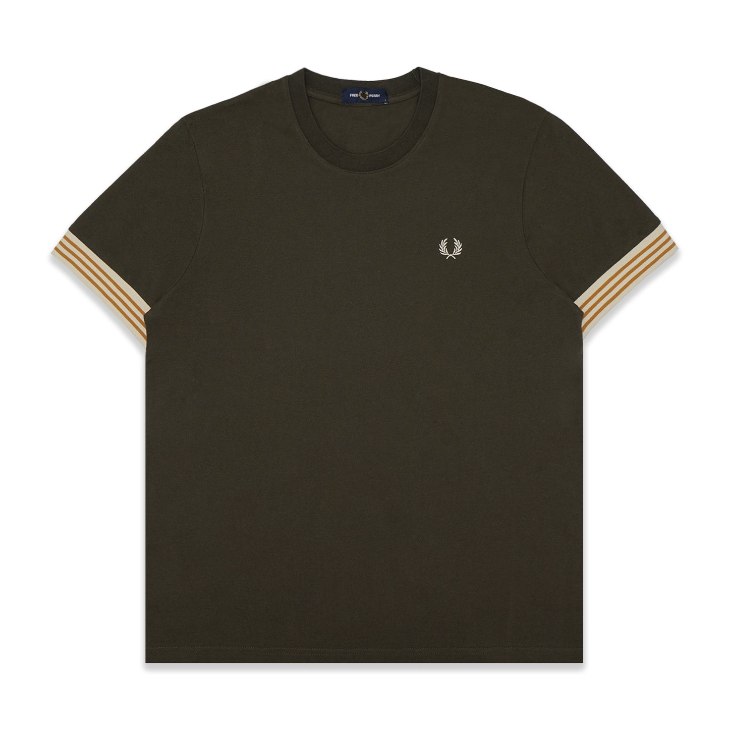 FPR Striped Cuff Pique T-Shirt