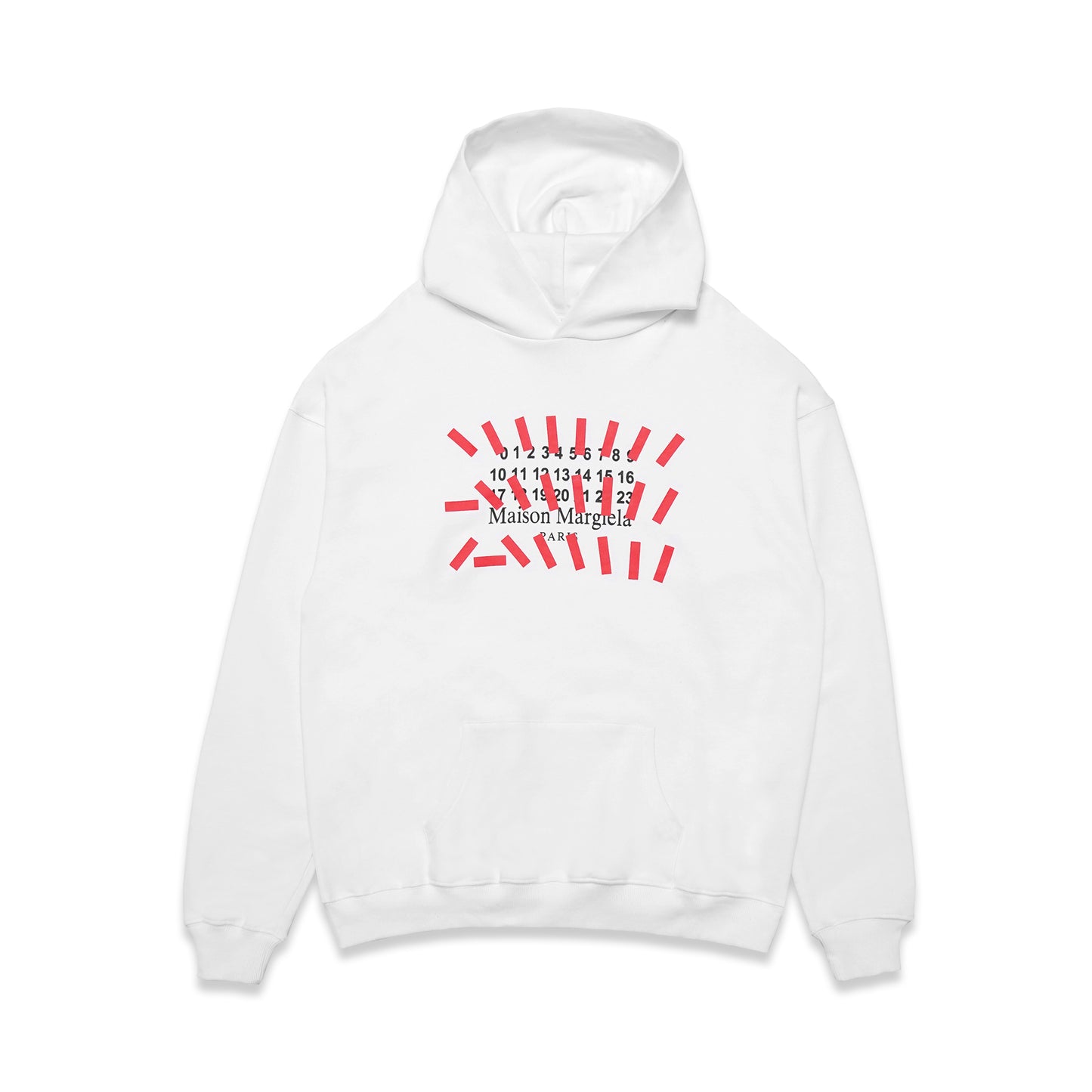 MM Short Tapes and Number Logo Hoodie