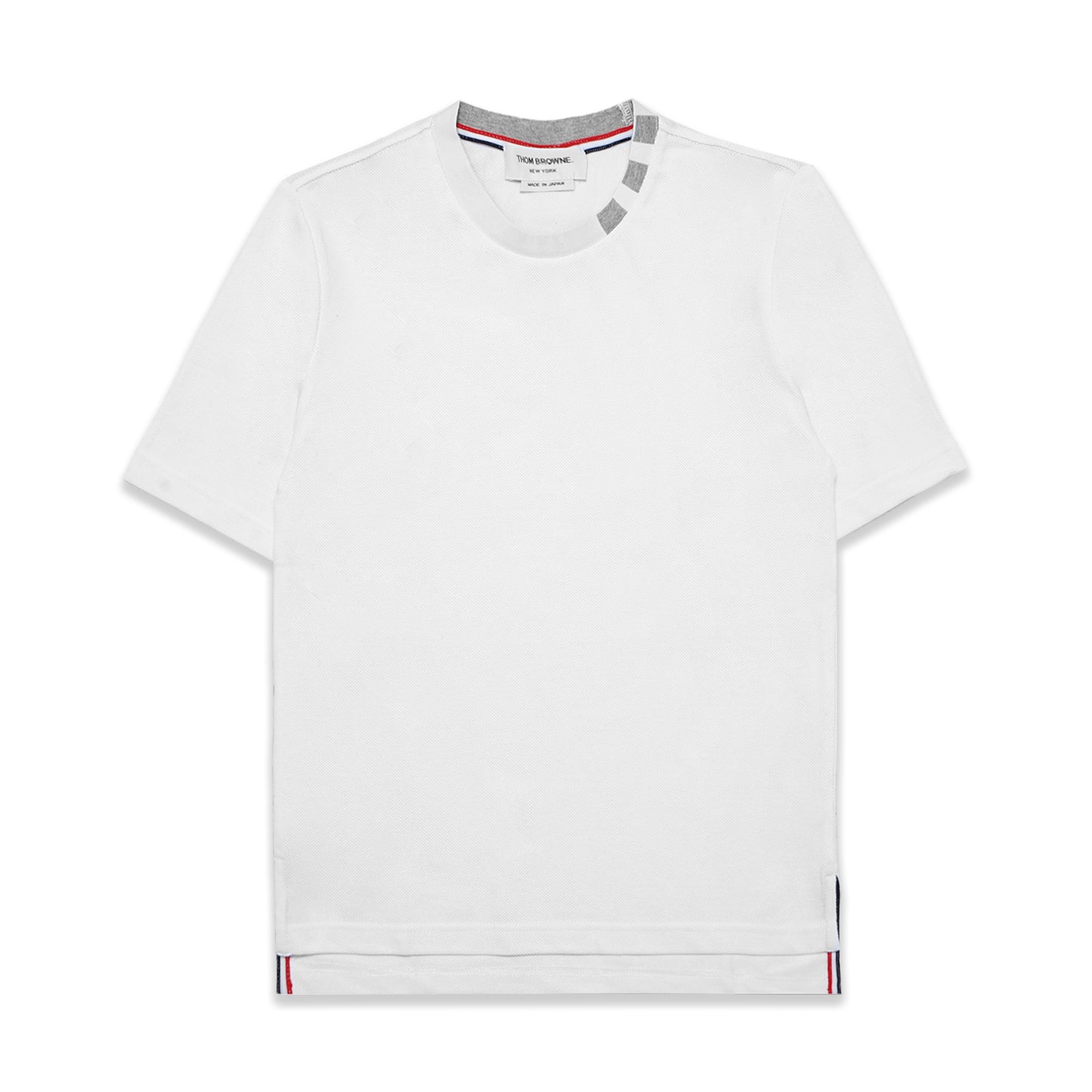 TBN Striped Collar Pique T-Shirt