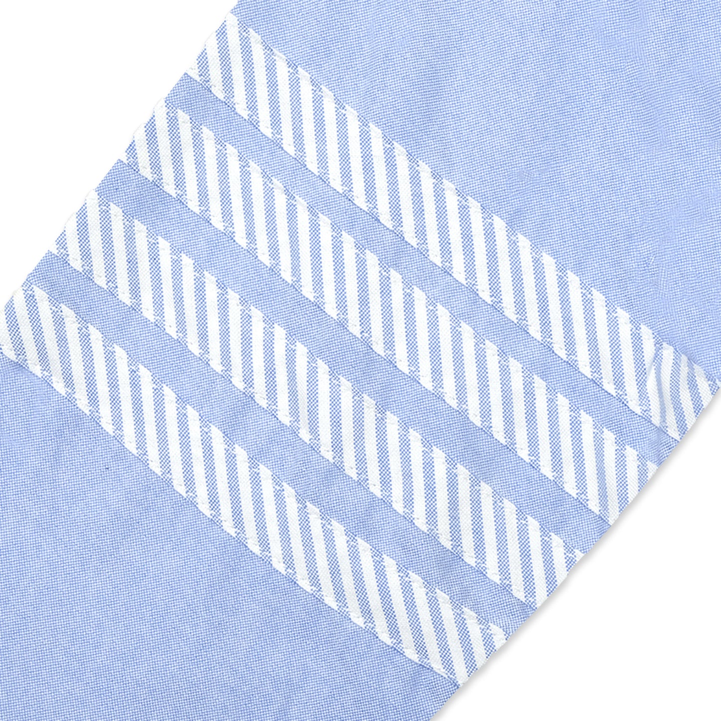 TBN Oxford White Blue Stripes Long Sleeve Shirt