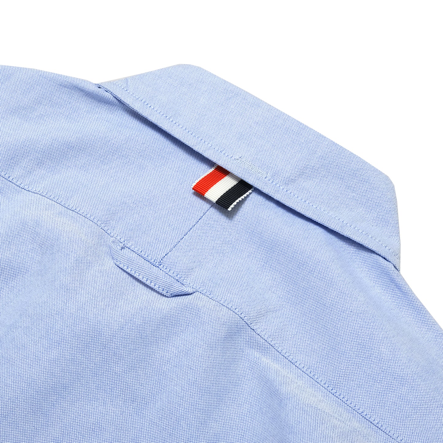 TBN Oxford White Blue Stripes Long Sleeve Shirt