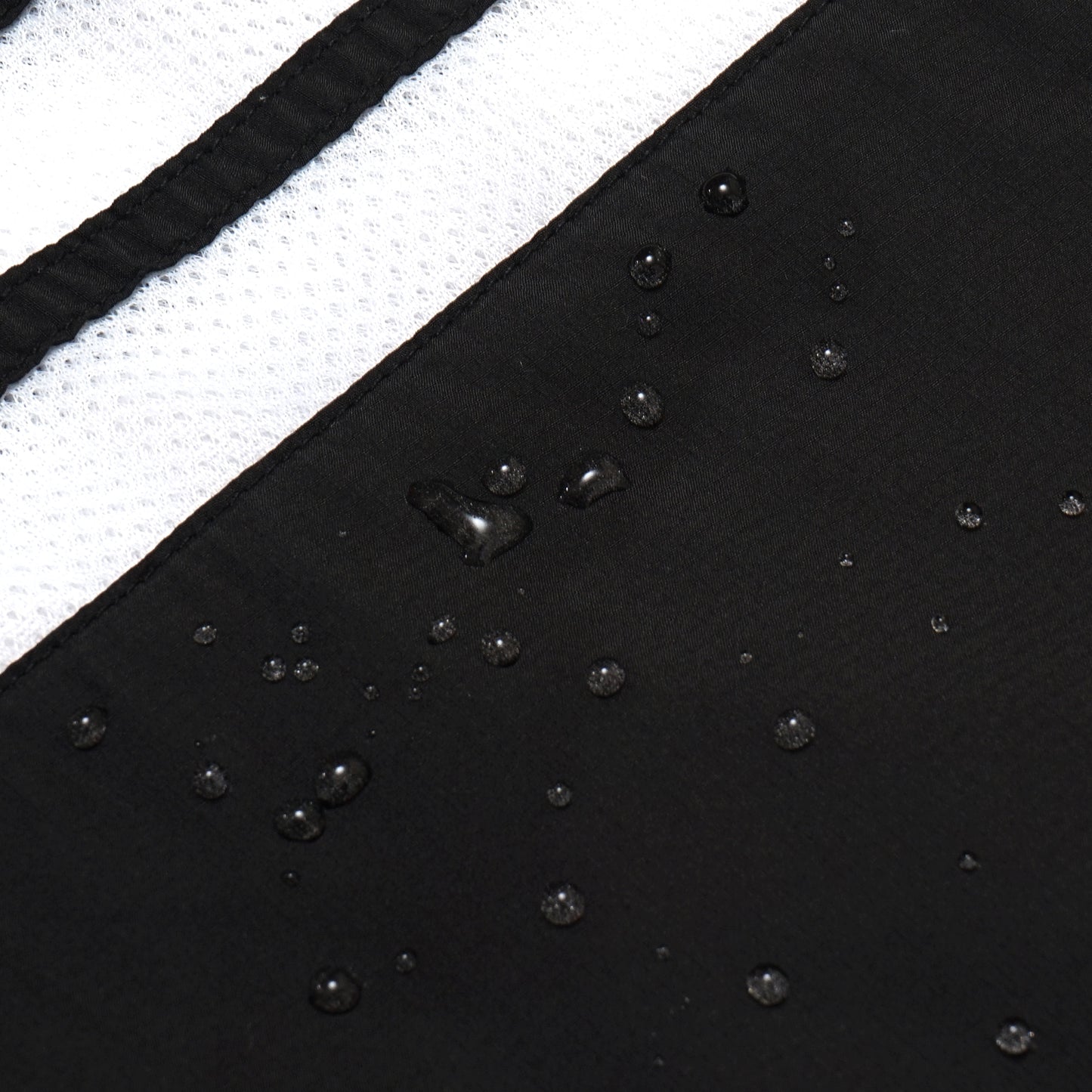 TBN White Zipper Hooded Windbreaker Jacket