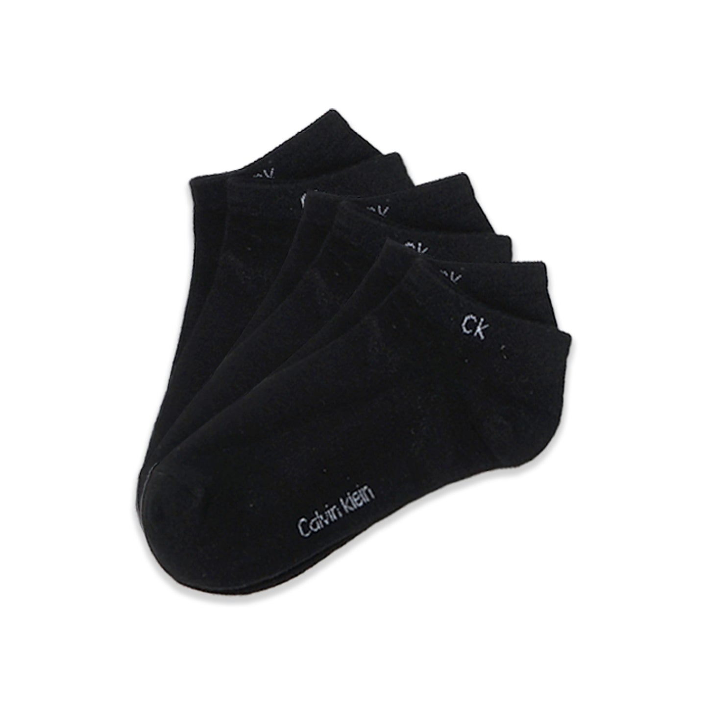 CK Cotton Blend No Show Socks 3-Pair Pack