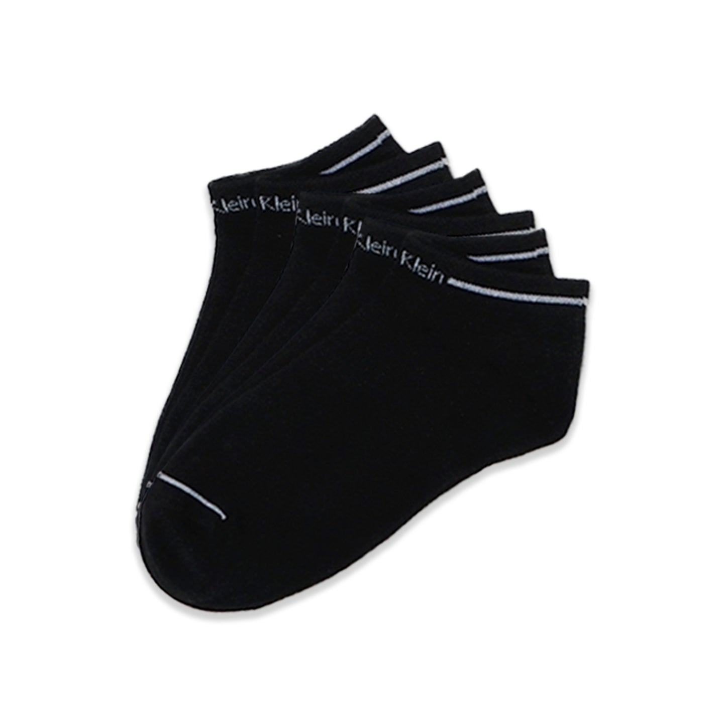 CK Cotton Blend No Show Socks 3-Pair Pack