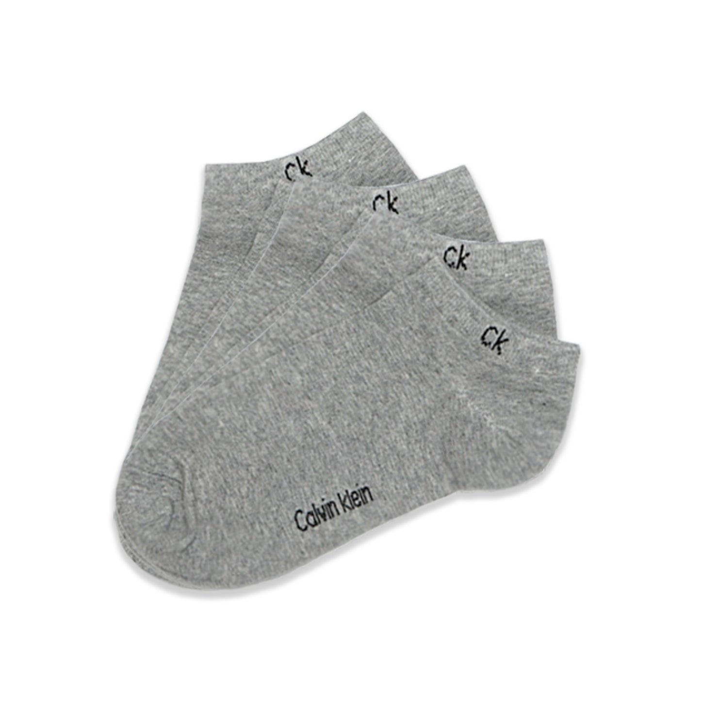 CK Cotton Blend No Show Socks 3-Pair Pack