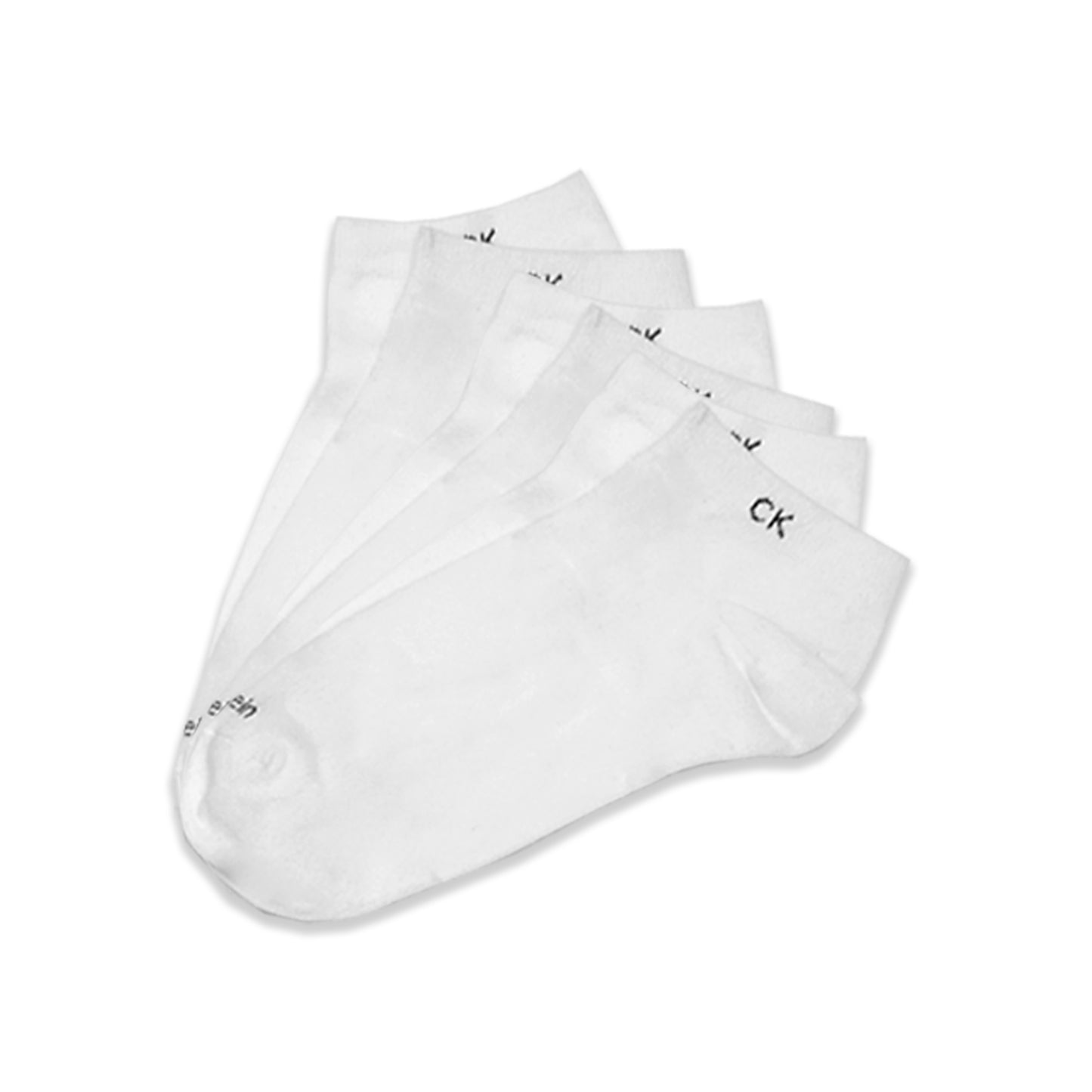 CK Cotton Blend No Show Socks 3-Pair Pack