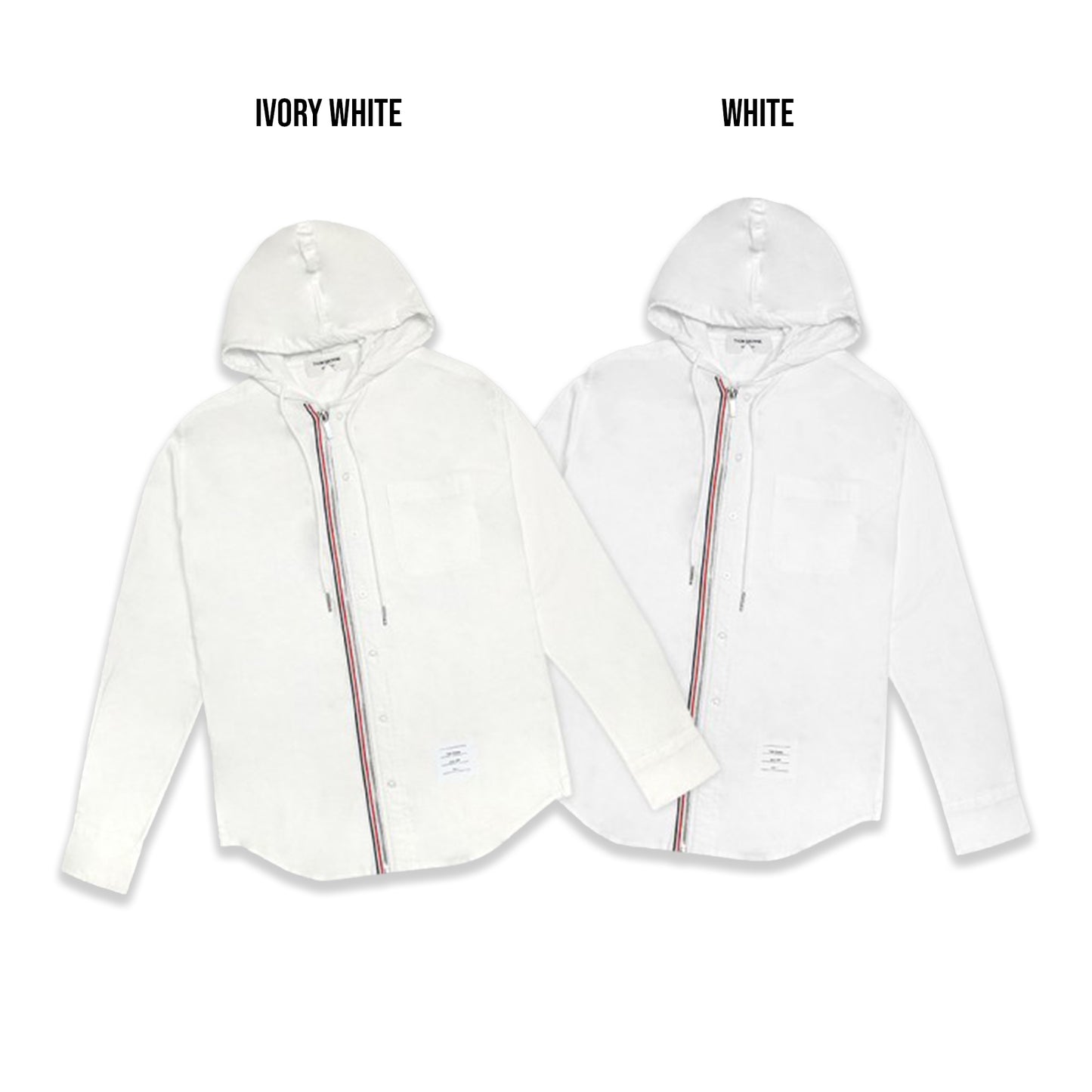 TBN Oxford Hooded Zip-Front Shirt