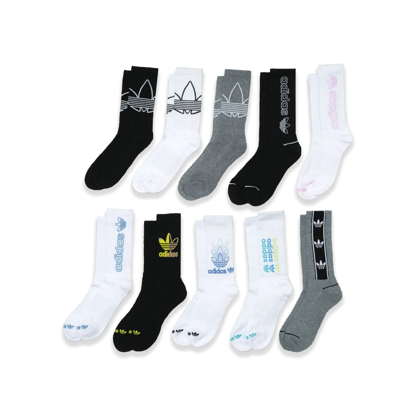 ADD Long Crew Socks 3 Pair Set
