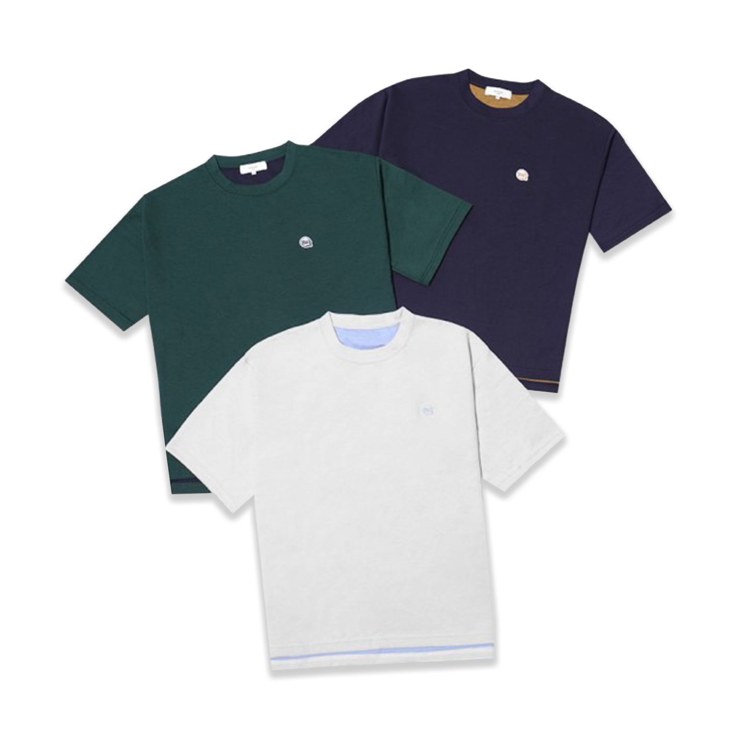 B MING by Beams Double Face Patch T-Shirt