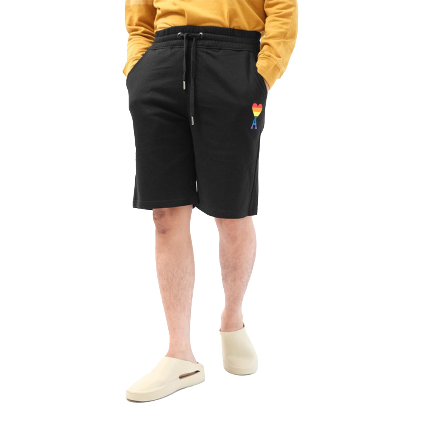 AM1 Rainbow Heart Logo Shorts