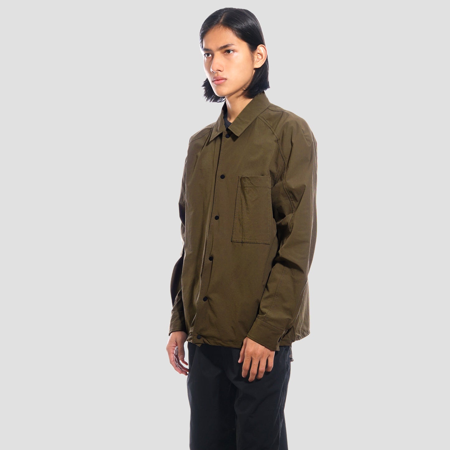 Bershka Technical Parachute Long Sleeve Shirt