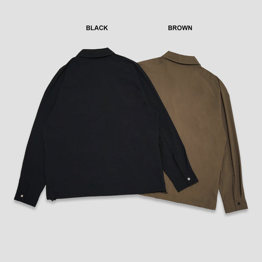 Bershka Technical Parachute Long Sleeve Shirt