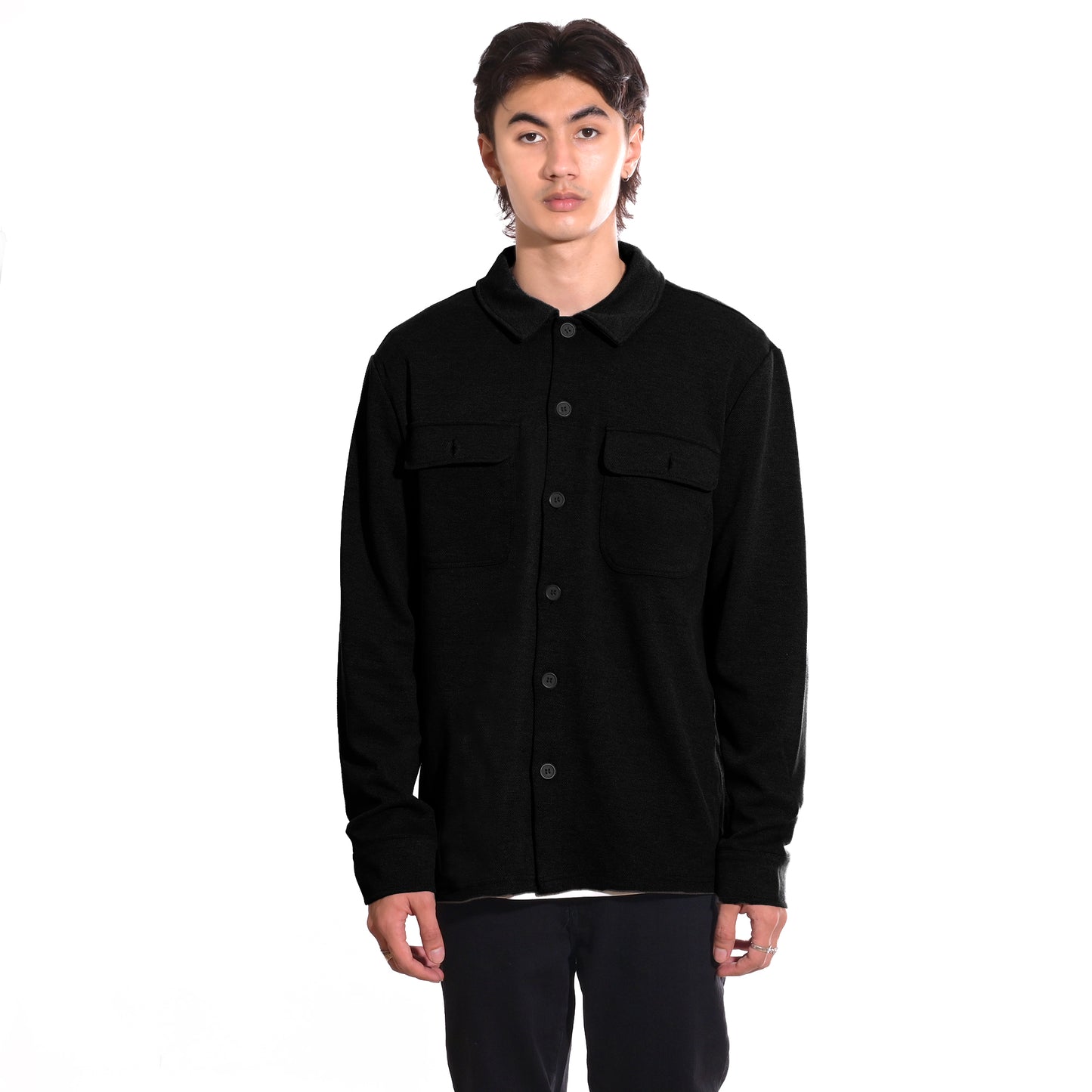Only & Sons Solid Collar Long Sleeve Shirt