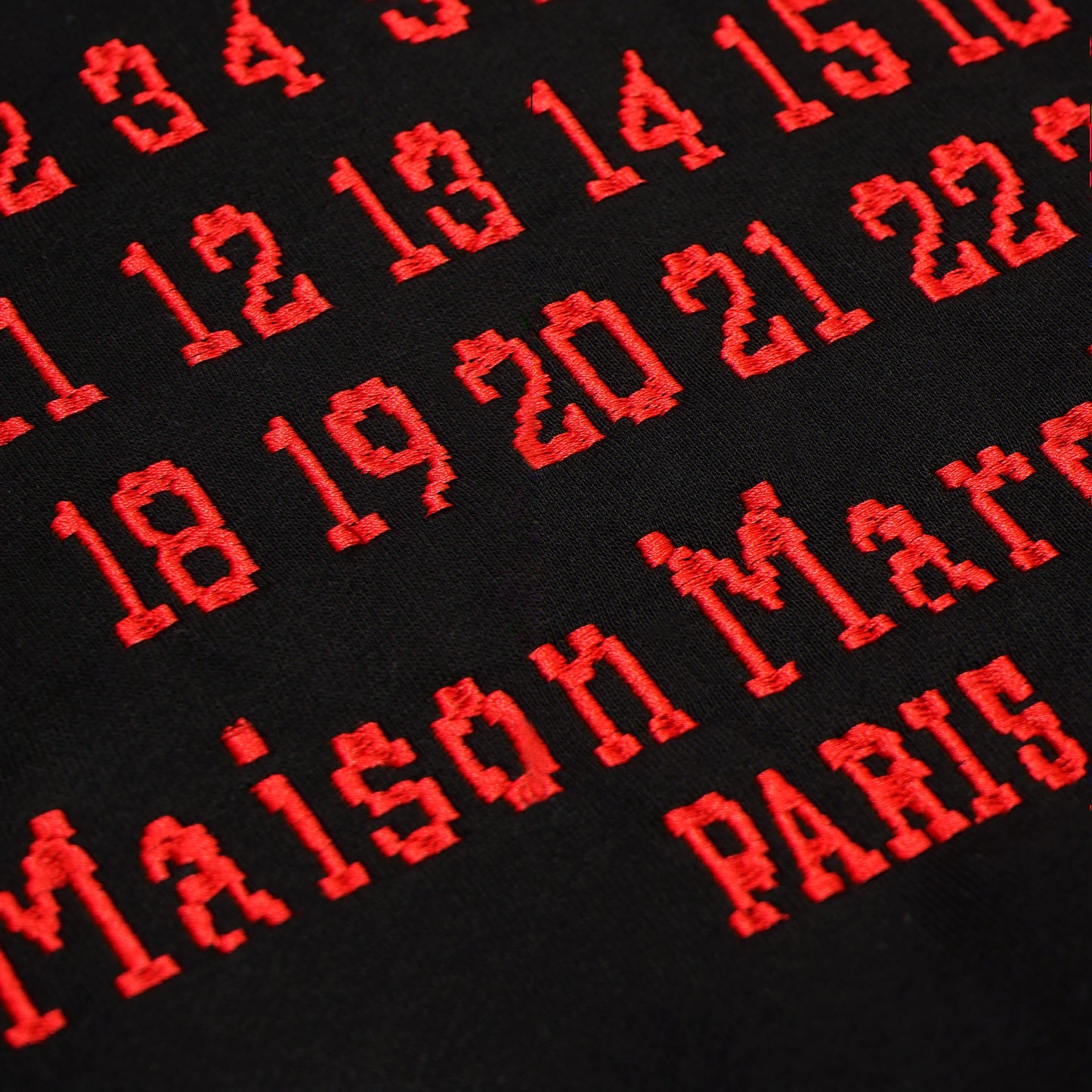 MM Red Number Logo Hoodie