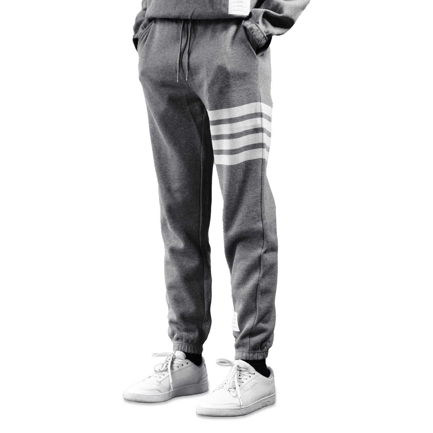 TBN Bar Stripe Cotton Jogger Pants