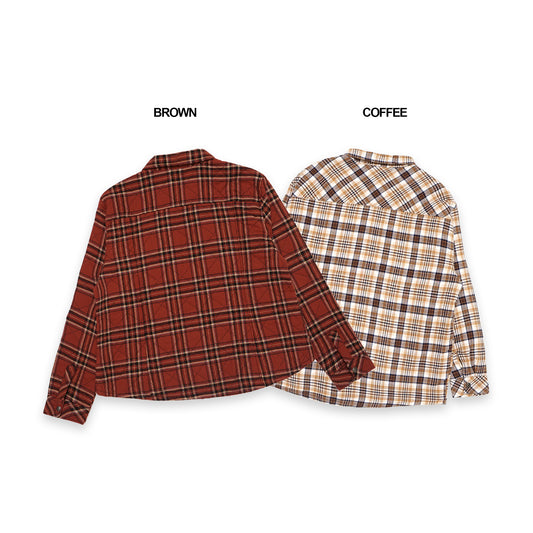 Dickies Flannel Quilted Lined Shirt Jacket