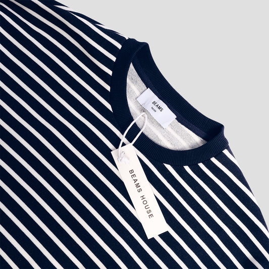 Beams Casual Stripe Sweatshirt