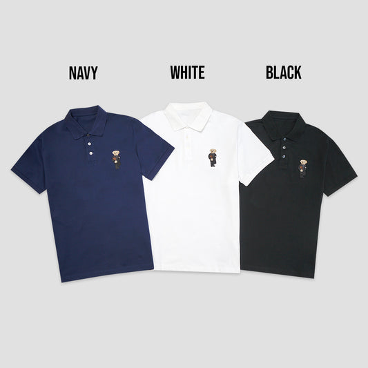 PRL Purple Label Polo Bear Pique Polo Shirt