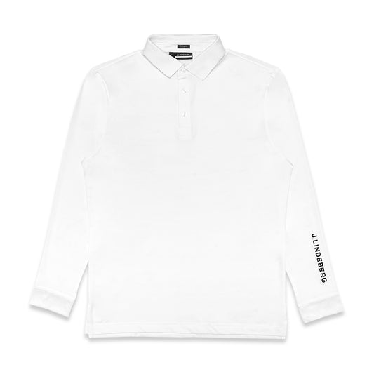 J.Lindeberg Golf Basic Tour Tech Long Sleeve Polo Shirt