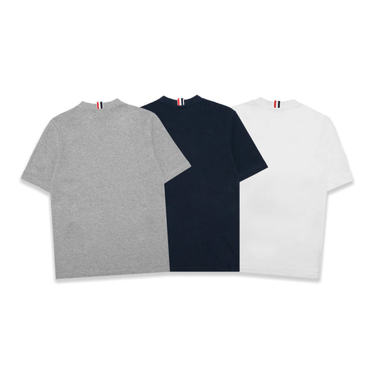 TBN Striped Collar Pique T-Shirt