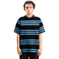 LCST Contrasting Color Stripes Pique T-Shirt