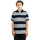 LCST Contrasting Color Stripes Pique Polo Shirt