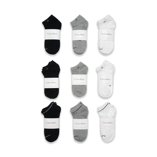 CK Cotton Blend No Show Socks 3-Pair Pack