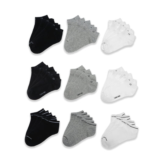 CK Cotton Blend No Show Socks 3-Pair Pack