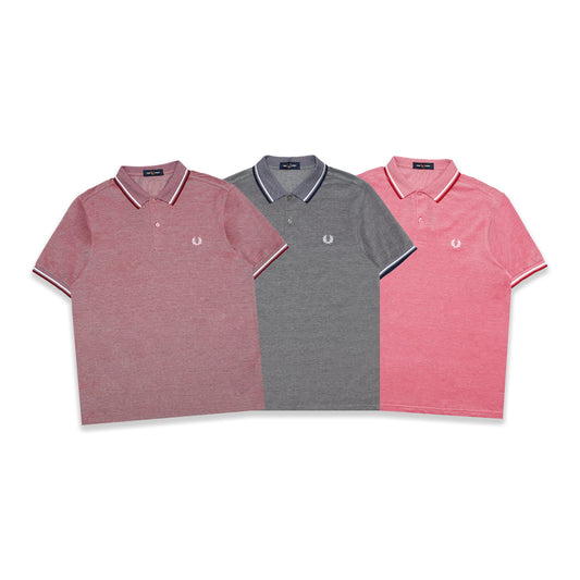 FPR Heather Twin Tipped Polo Shirts
