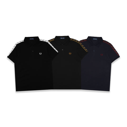 FPR Contrasting Tape Ringer Polo Shirt