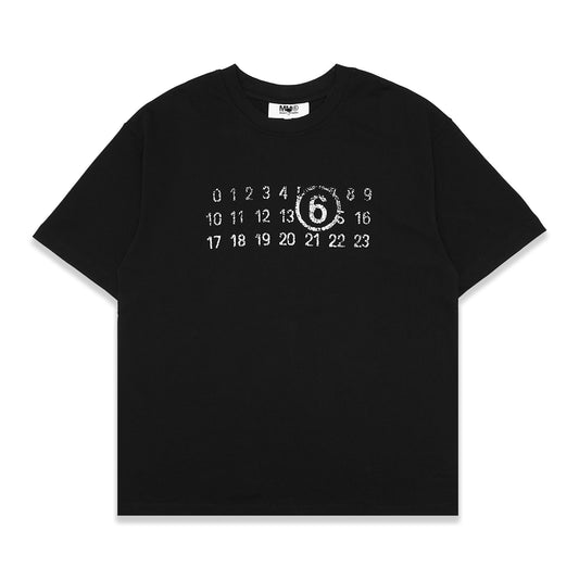 MM6 by MM Printed Distressed Numeric T-Shirt