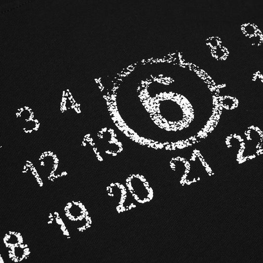MM6 by MM Printed Distressed Numeric T-Shirt