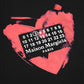 MM Printed Heart Numeric Graphic T-Shirt